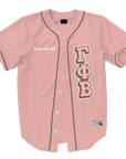 GAMMA PHI BETA - The Block Baseball Jersey Premium Baseball Kinetic Society LLC 