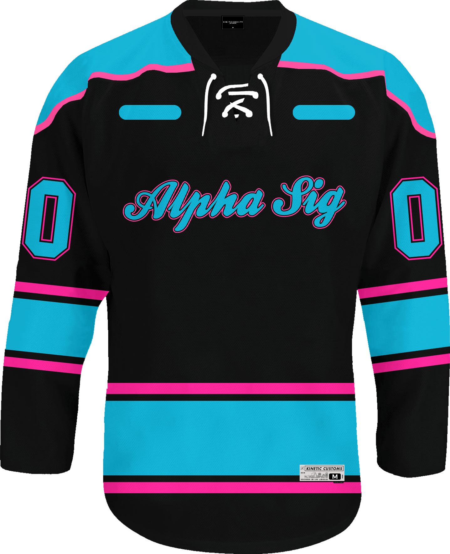Alpha Sigma Phi - Tokyo Nights Hockey Jersey Hockey Kinetic Society LLC 