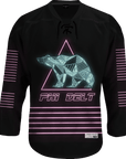 Phi Delta Theta - Neon Polar Bear Hockey Jersey - Kinetic Society