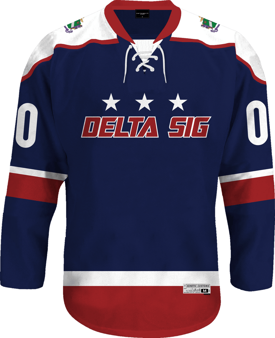 Delta Sigma Phi - Fame Hockey Jersey Hockey Kinetic Society LLC 