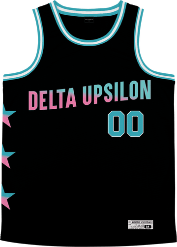Delta Upsilon - Cotton Candy Basketball Jersey - Kinetic Society
