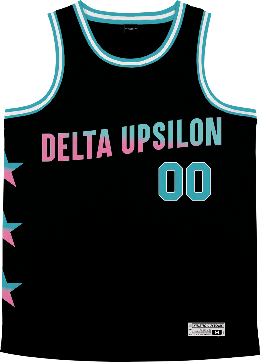 Delta Upsilon - Cotton Candy Basketball Jersey - Kinetic Society