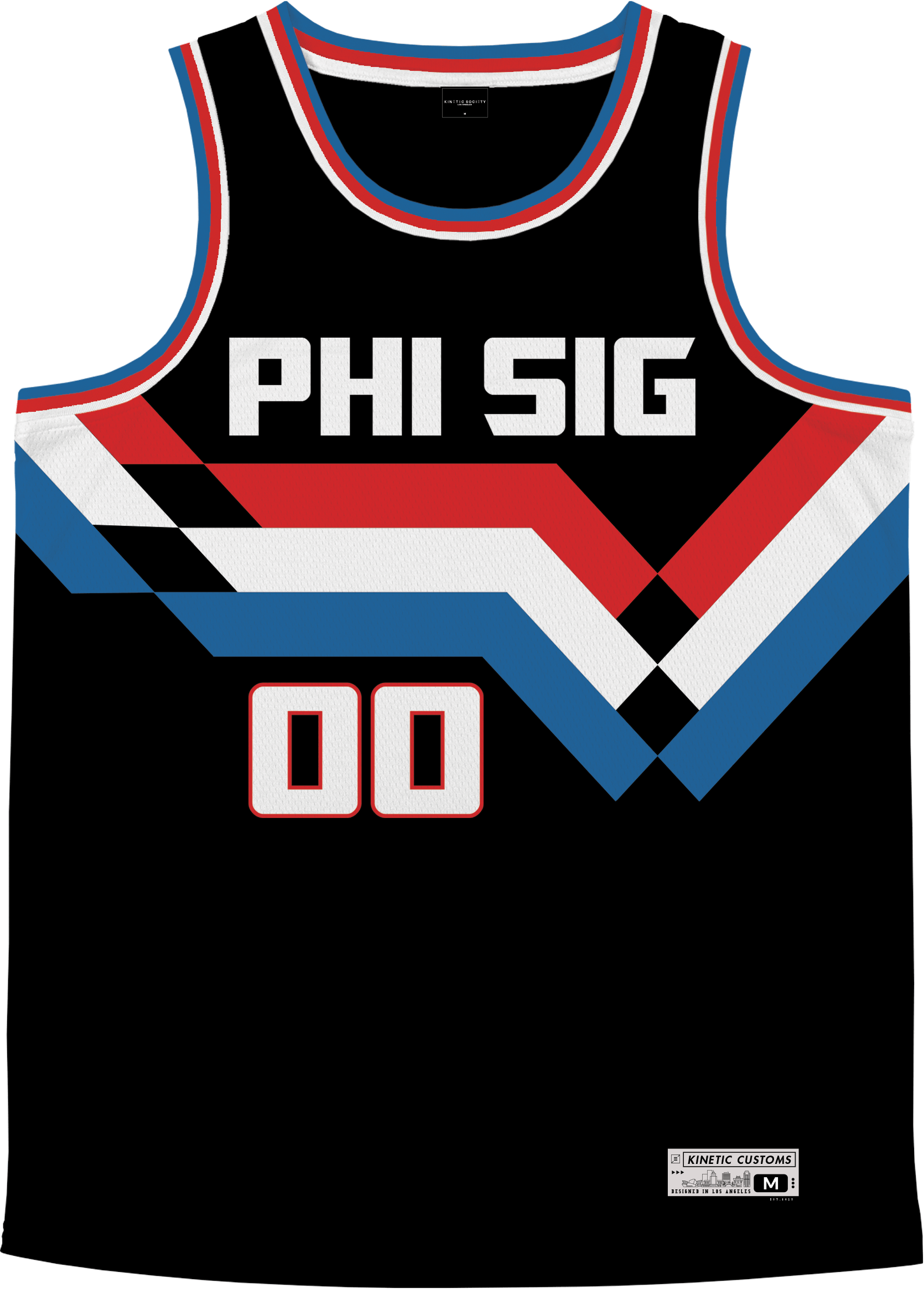 Phi Sigma Kappa - Victory Streak Basketball Jersey - Kinetic Society