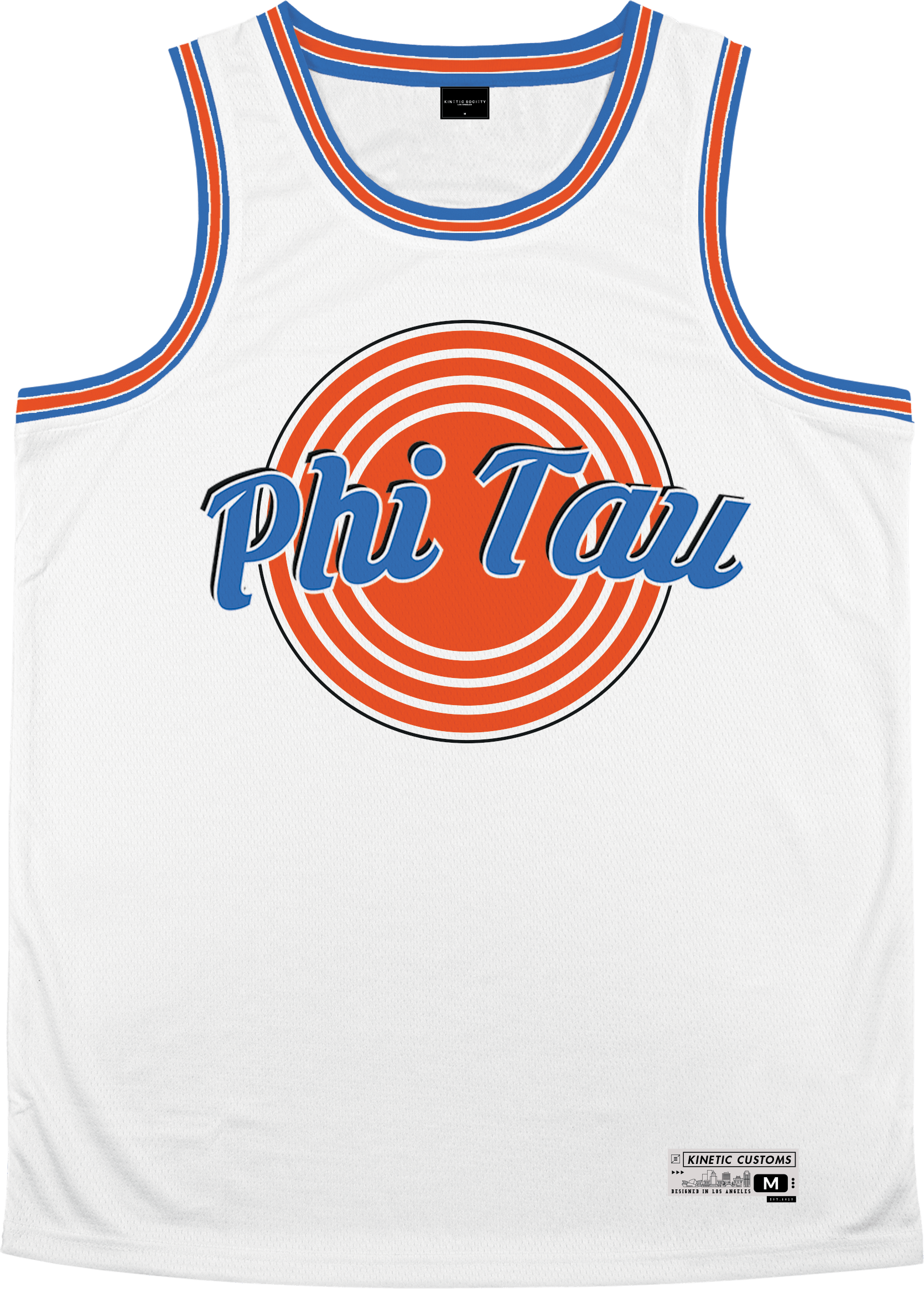 Phi Kappa Tau - Vintage Basketball Jersey Premium Basketball Kinetic Society LLC 