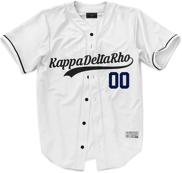 Kappa Delta Rho - Classic Ballpark Blue Baseball Jersey