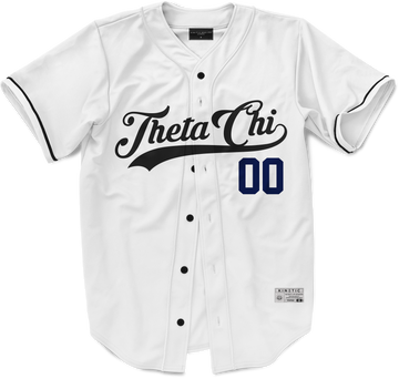 Theta Chi - Classic Ballpark Blue Baseball Jersey