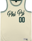 Phi Kappa Psi - Buttercream Basketball Jersey Premium Basketball Kinetic Society LLC 
