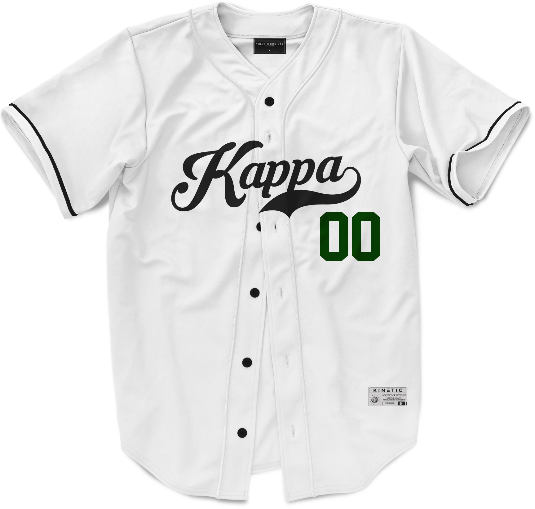 Kappa Kappa Gamma - Classic Ballpark Green Baseball Jersey