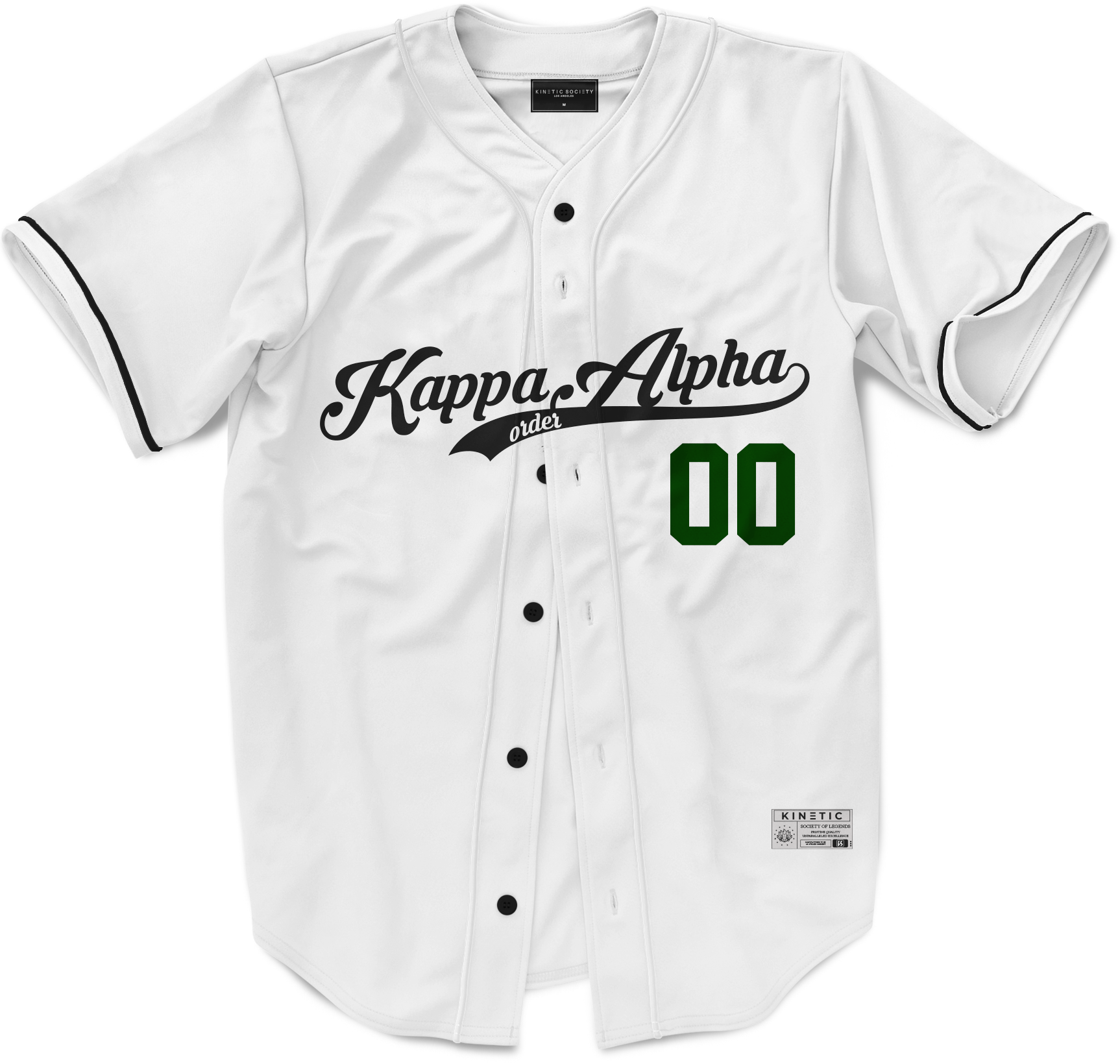 Kappa Alpha Order - Classic Ballpark Green Baseball Jersey