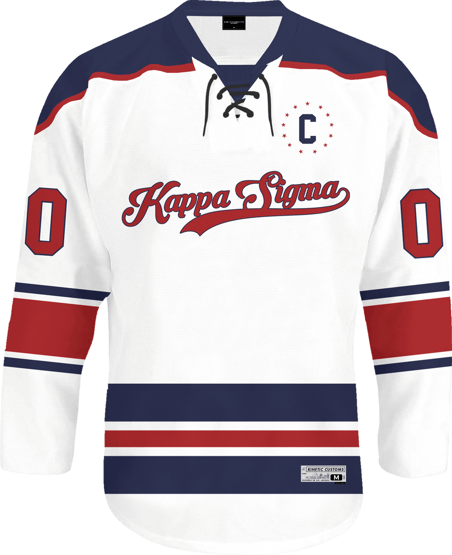 Kappa Sigma - Captain Hockey Jersey Hockey Kinetic Society LLC 