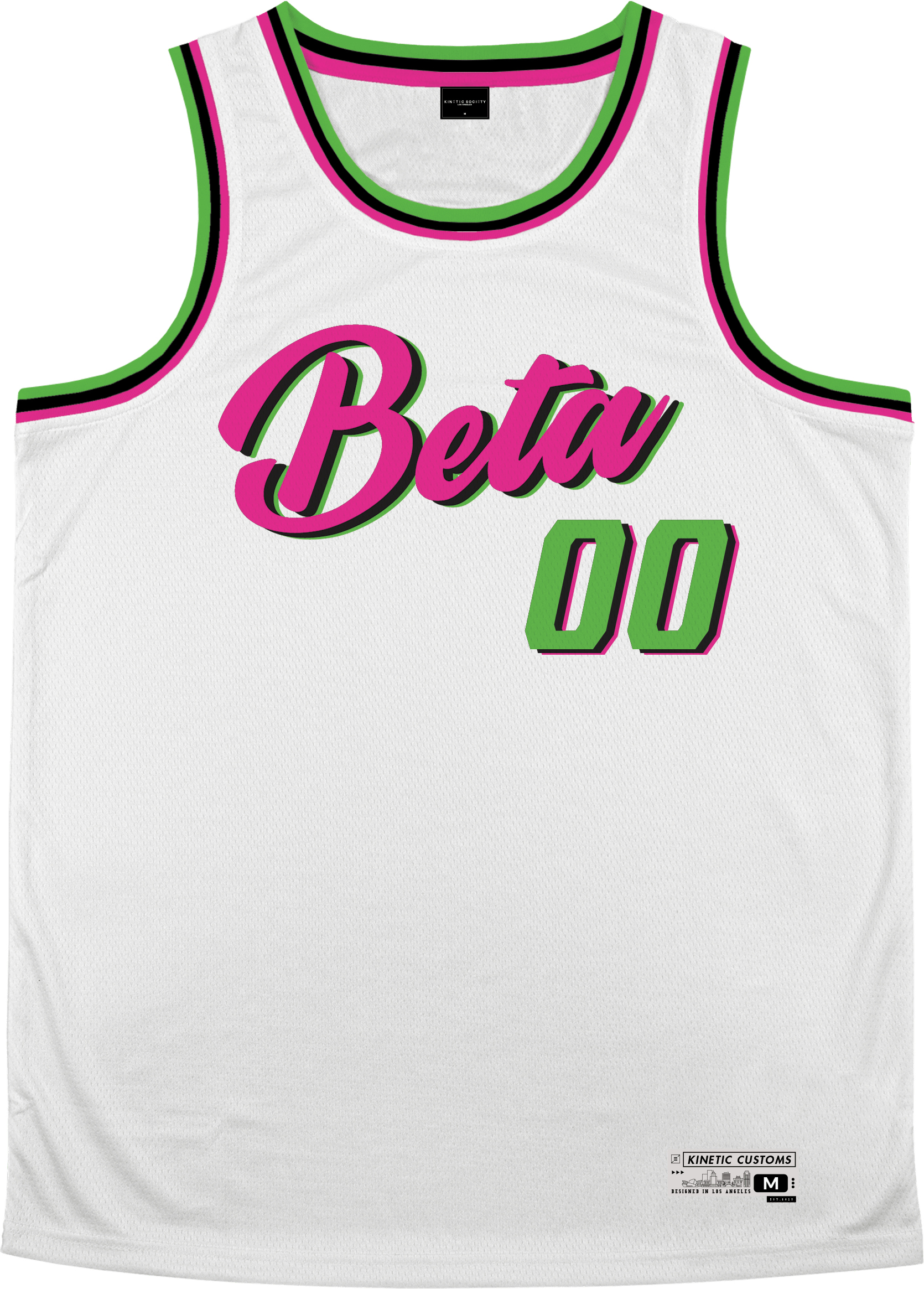 Beta Theta Pi - Bubble Gum Basketball Jersey - Kinetic Society