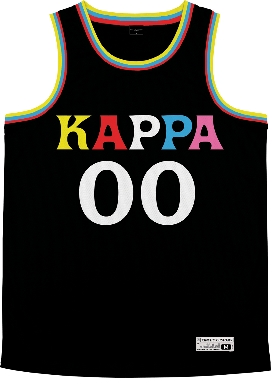 Kappa Kappa Gamma - Crayon House Basketball Jersey Premium Basketball Kinetic Society LLC 