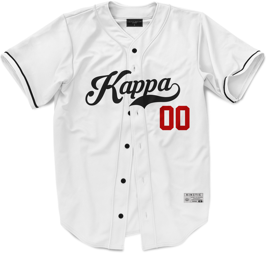 Kappa Kappa Gamma - Classic Ballpark Red Baseball Jersey