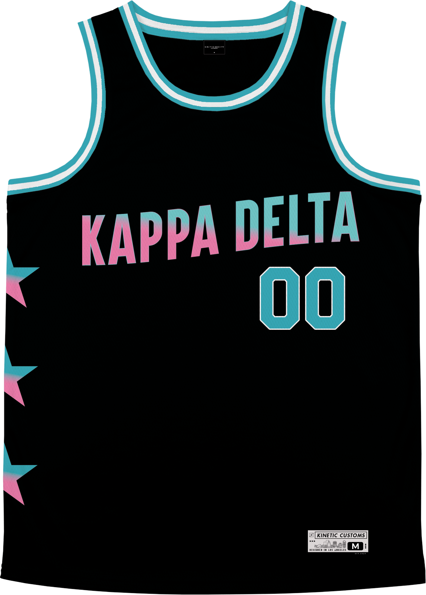 Kappa Delta - Cotton Candy Basketball Jersey Premium Basketball Kinetic Society LLC 