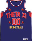 Theta Xi - Retro Ballers Basketball Jersey - Kinetic Society