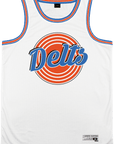 Delta Tau Delta - Vintage Basketball Jersey Premium Basketball Kinetic Society LLC 