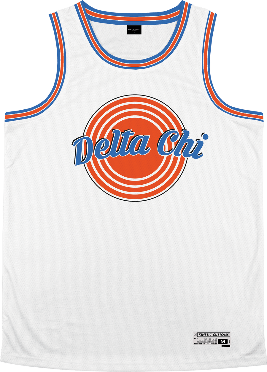 Delta Chi - Vintage Basketball Jersey Premium Basketball Kinetic Society LLC 