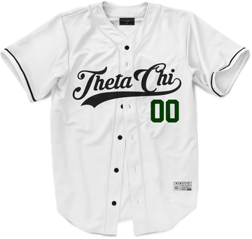 Theta Chi - Classic Ballpark Green Baseball Jersey