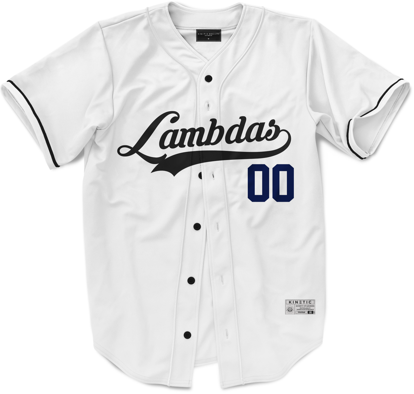 Lambda Phi Epsilon - Classic Ballpark Blue Baseball Jersey
