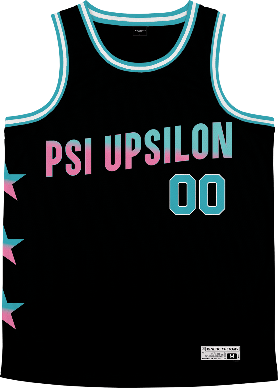 Psi Upsilon - Cotton Candy Basketball Jersey - Kinetic Society