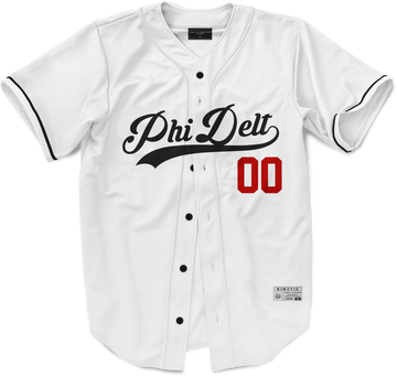 Phi Delta Theta - Classic Ballpark Red Baseball Jersey