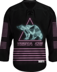Theta Chi - Neon Polar Bear Hockey Jersey - Kinetic Society
