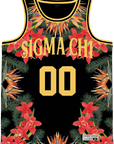 Sigma Chi - Orchid Paradise Basketball Jersey - Kinetic Society