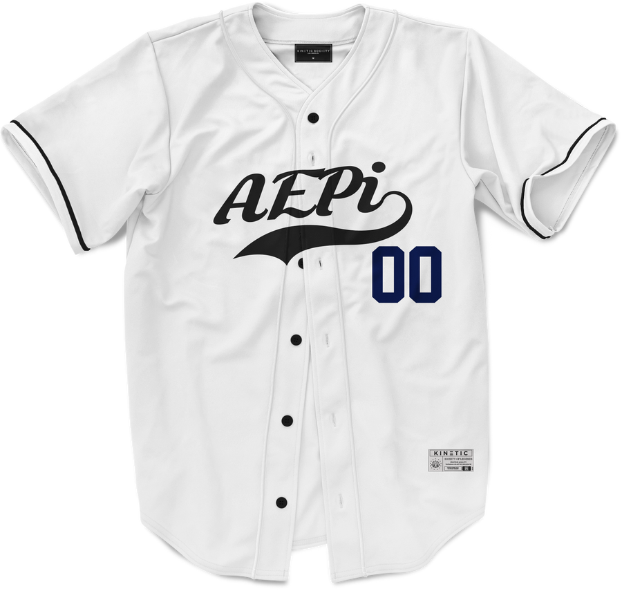 Alpha Epsilon Pi - Classic Ballpark Blue Baseball Jersey