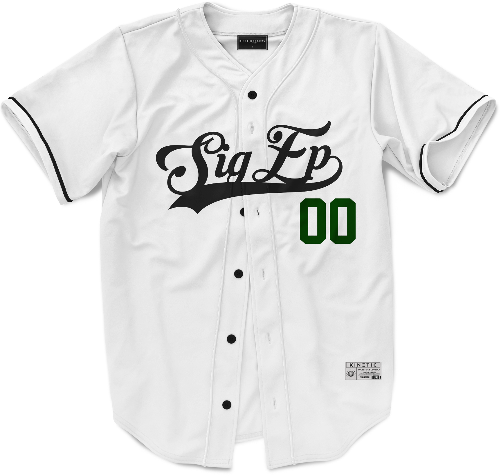 Sigma Phi Epsilon - Classic Ballpark Green Baseball Jersey