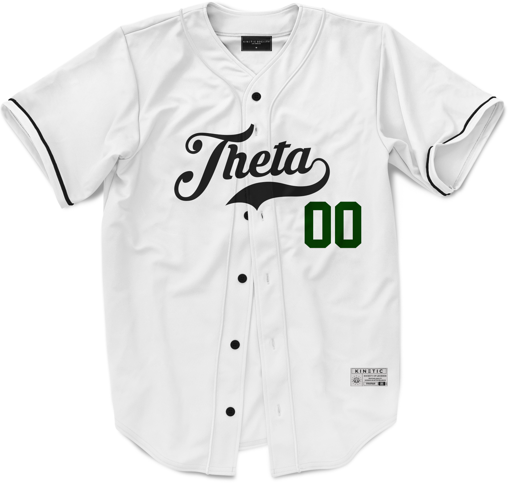 Kappa Alpha Theta - Classic Ballpark Green Baseball Jersey