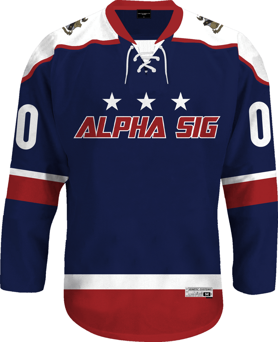 Alpha Sigma Phi - Fame Hockey Jersey - Kinetic Society