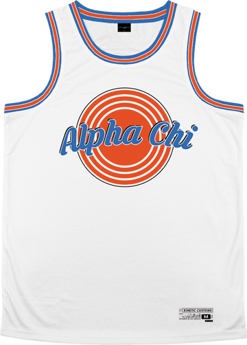 Alpha Chi Omega - Vintage Basketball Jersey - Kinetic Society