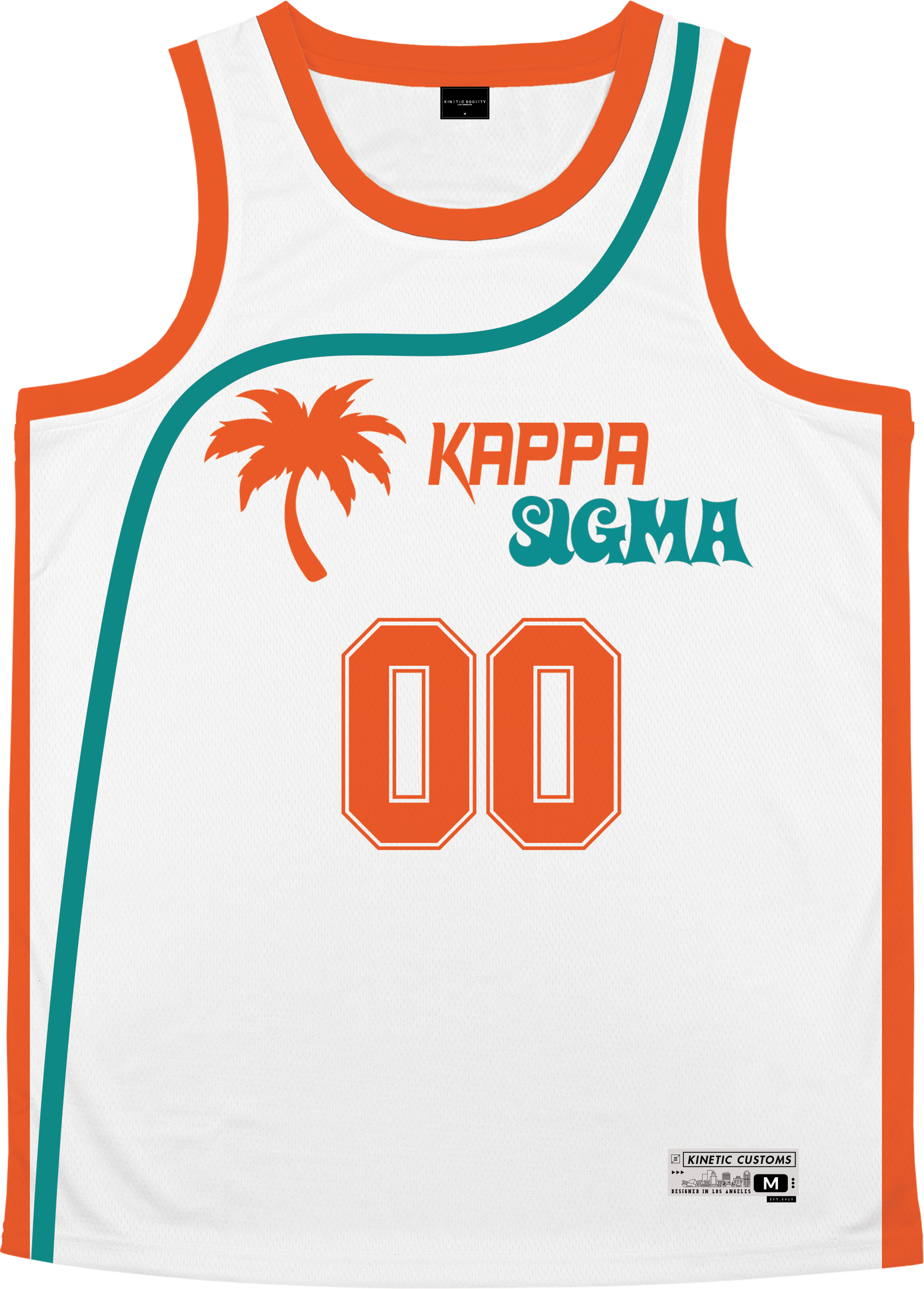 Kappa Sigma - Tropical Basketball Jersey Premium Basketball Kinetic Society LLC 