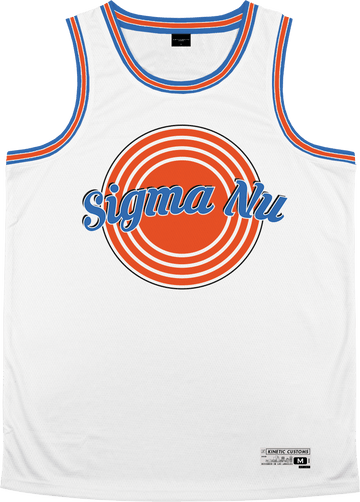 Sigma Nu - Vintage Basketball Jersey - Kinetic Society
