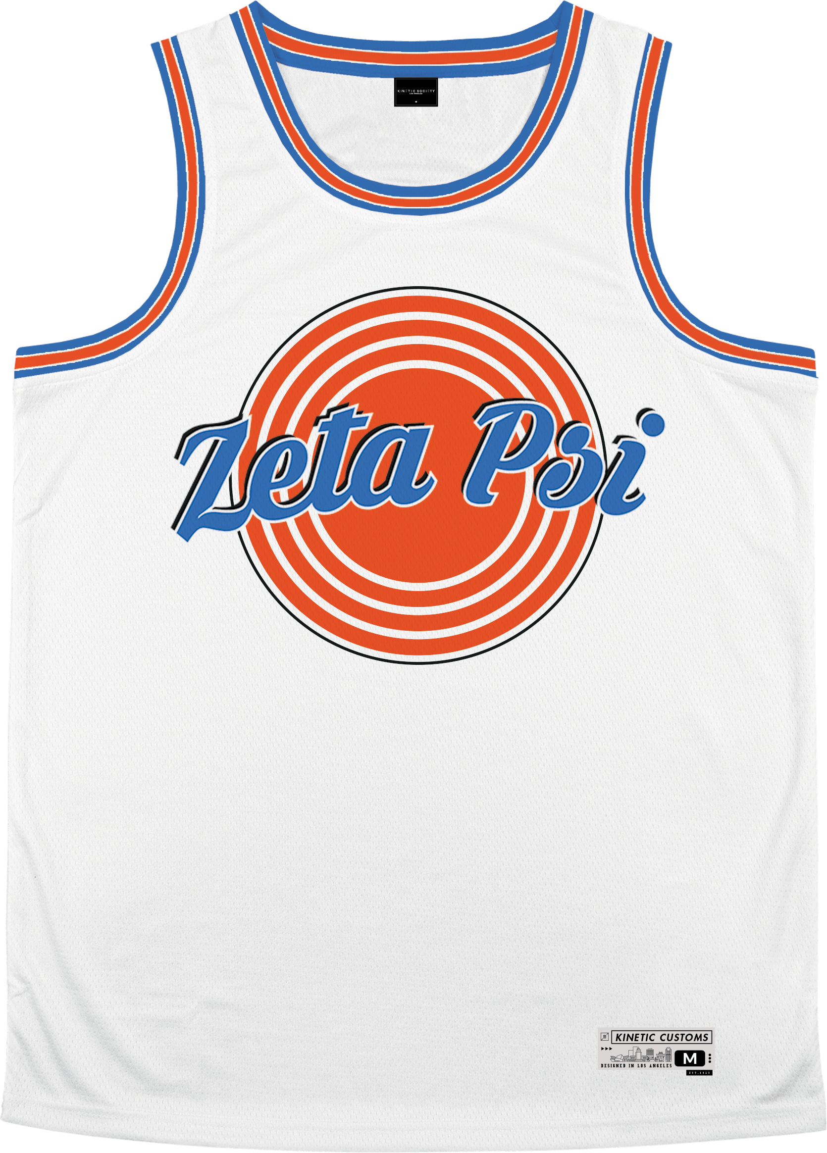 Zeta Psi - Vintage Basketball Jersey - Kinetic Society