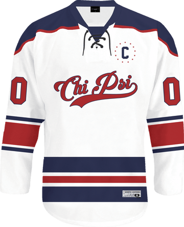 Chi Psi - Captain Hockey Jersey - Kinetic Society