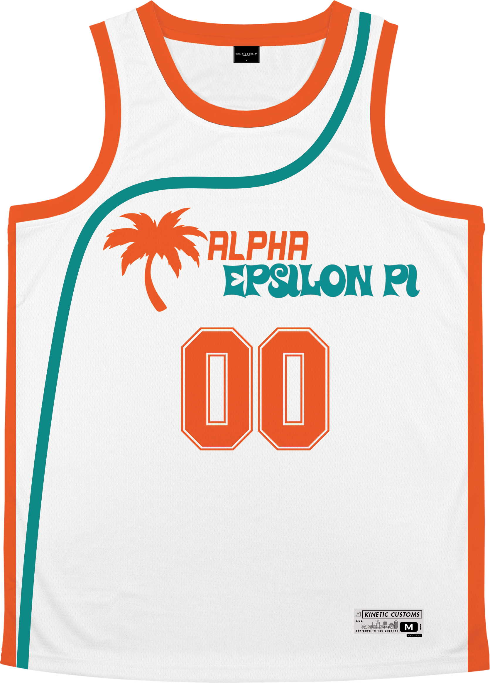 Alpha Epsilon Pi - Tropical Basketball Jersey Premium Basketball Kinetic Society LLC 