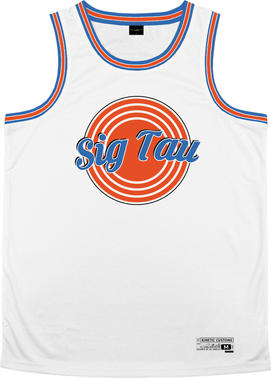 Sigma Tau Gamma - Vintage Basketball Jersey - Kinetic Society