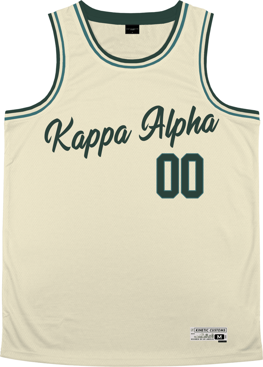 Kappa Alpha Order - Buttercream Basketball Jersey - Kinetic Society