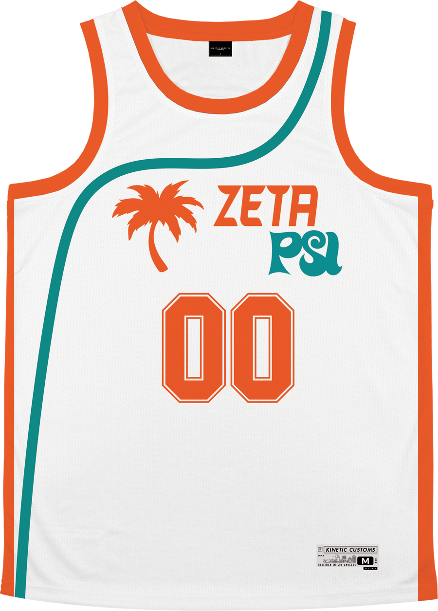 Zeta Psi - Tropical Basketball Jersey Premium Basketball Kinetic Society LLC 