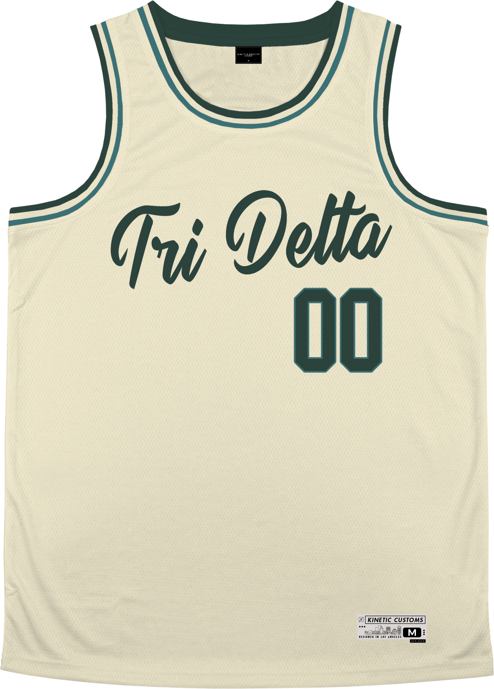 Delta Delta Delta - Buttercream Basketball Jersey - Kinetic Society