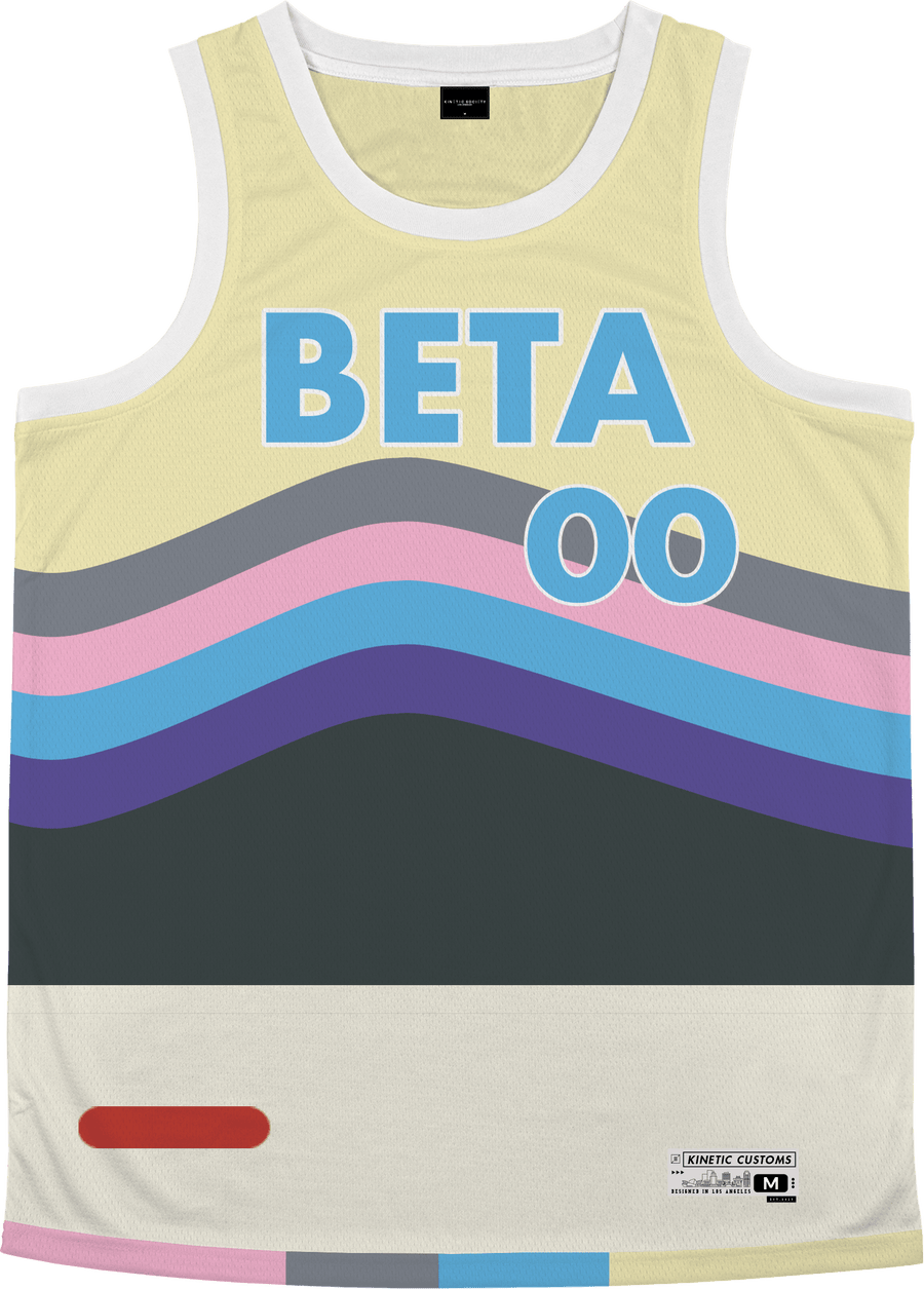 Beta Theta Pi - Swirl Basketball Jersey - Kinetic Society