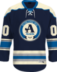 Acacia - Blue Cream Hockey Jersey - Kinetic Society
