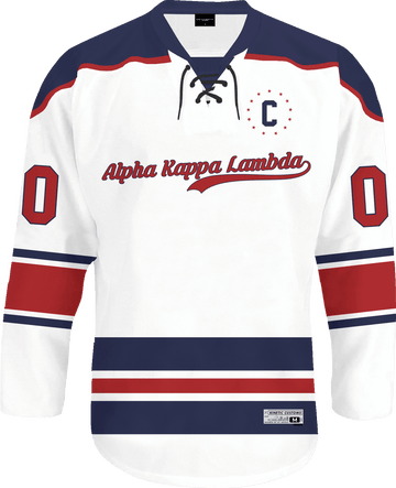 New! Kappa Alpha Personalized Patriotic Hockey Jersey