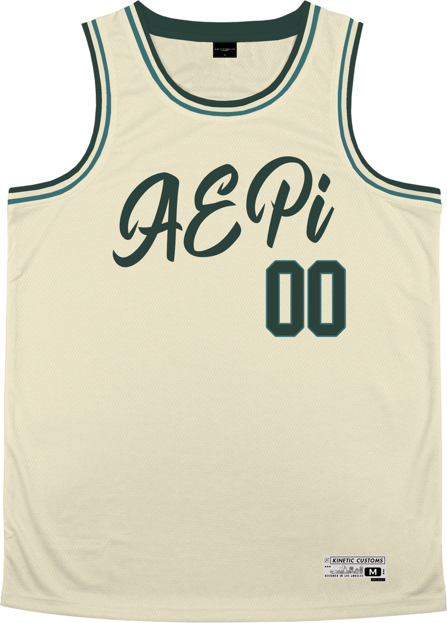Alpha Epsilon Pi - Buttercream Basketball Jersey - Kinetic Society
