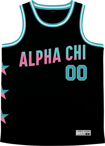 Alpha Chi Omega - Cotton Candy Basketball Jersey - Kinetic Society
