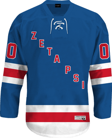 Zeta Psi - Blue Legend Hockey Jersey - Kinetic Society