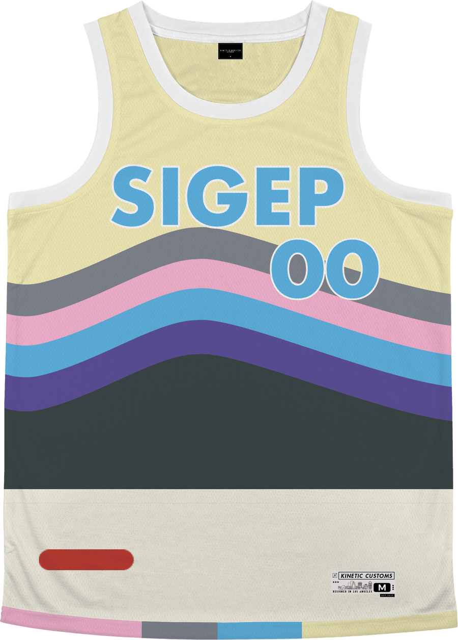 Sigma Phi Epsilon - Swirl Basketball Jersey - Kinetic Society