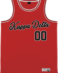 Kappa Delta - Big Red Basketball Jersey - Kinetic Society