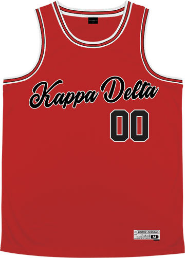 Kappa Delta - Big Red Basketball Jersey - Kinetic Society